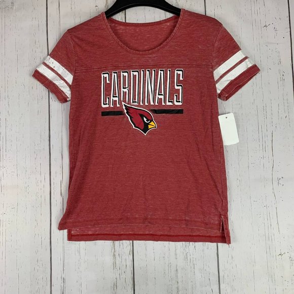 Arizona Cardinals NFL Medium Casual T-Shirt Red New Youth Girls - Picture 1 of 5